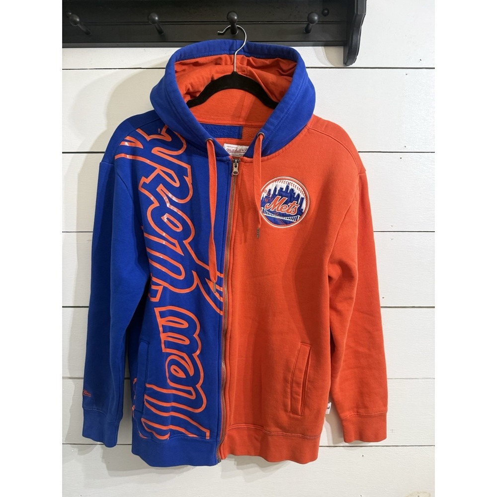 New York Mets Mitchell & Ness MLB Hoodie Sz Small Cooperstown Collection